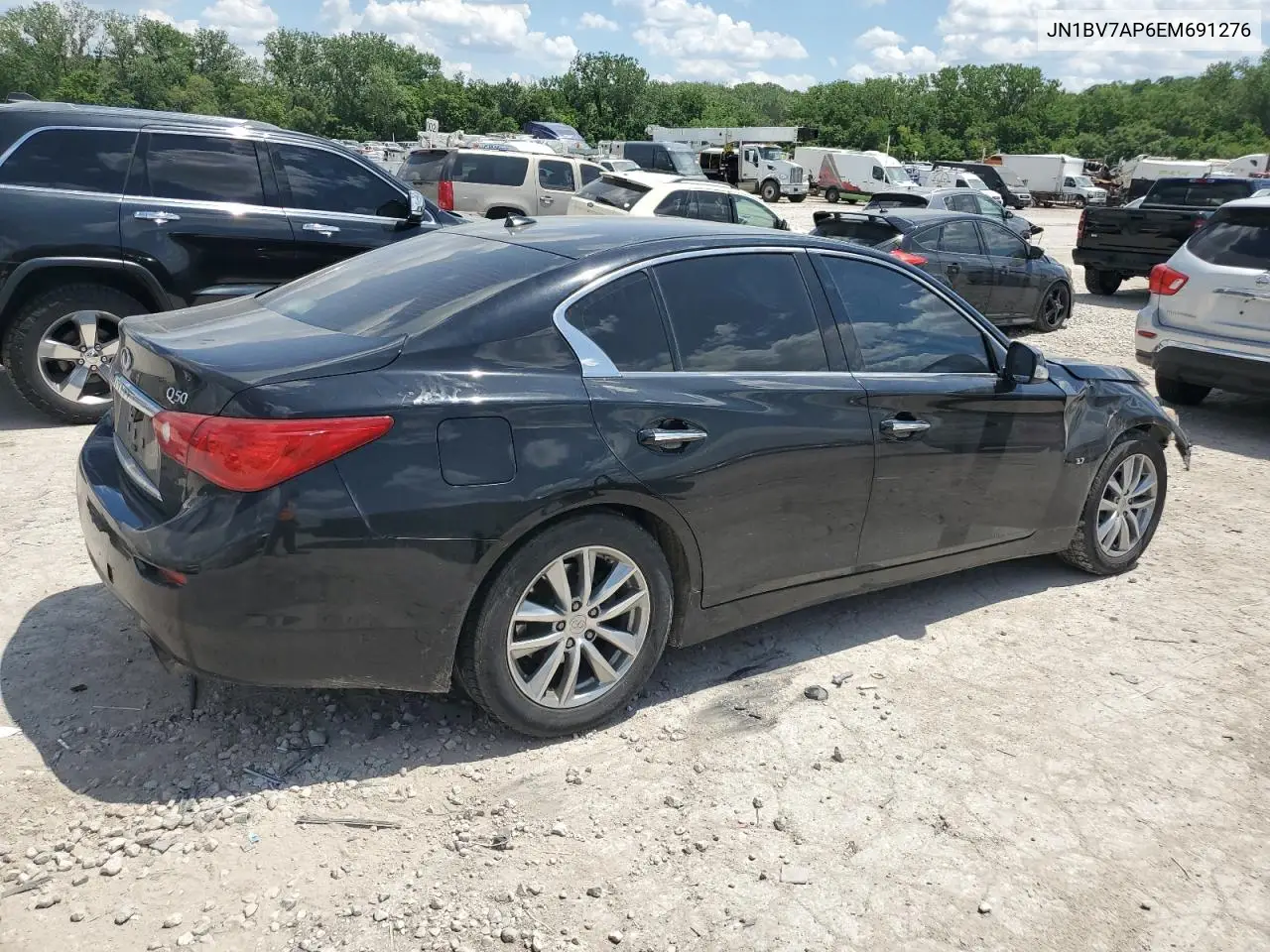2014 Infiniti Q50 Base VIN: JN1BV7AP6EM691276 Lot: 56111145