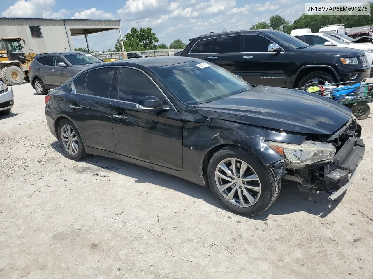 2014 Infiniti Q50 Base VIN: JN1BV7AP6EM691276 Lot: 56111145