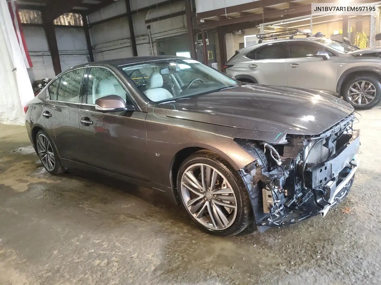 2014 Infiniti Q50 Base VIN: JN1BV7AR1EM697195 Lot: 56332245