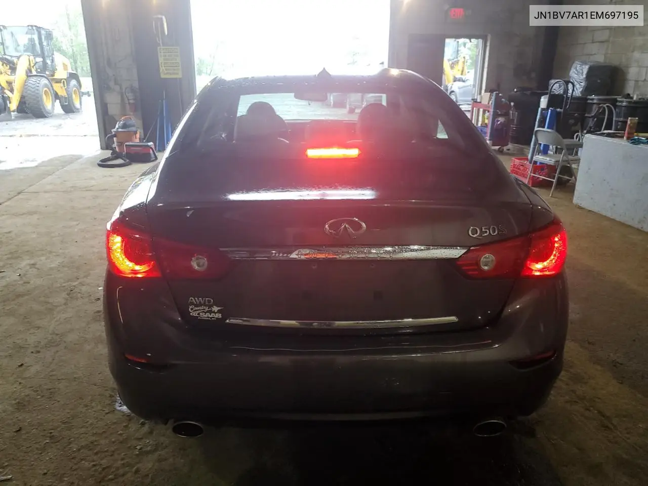 2014 Infiniti Q50 Base VIN: JN1BV7AR1EM697195 Lot: 56332245