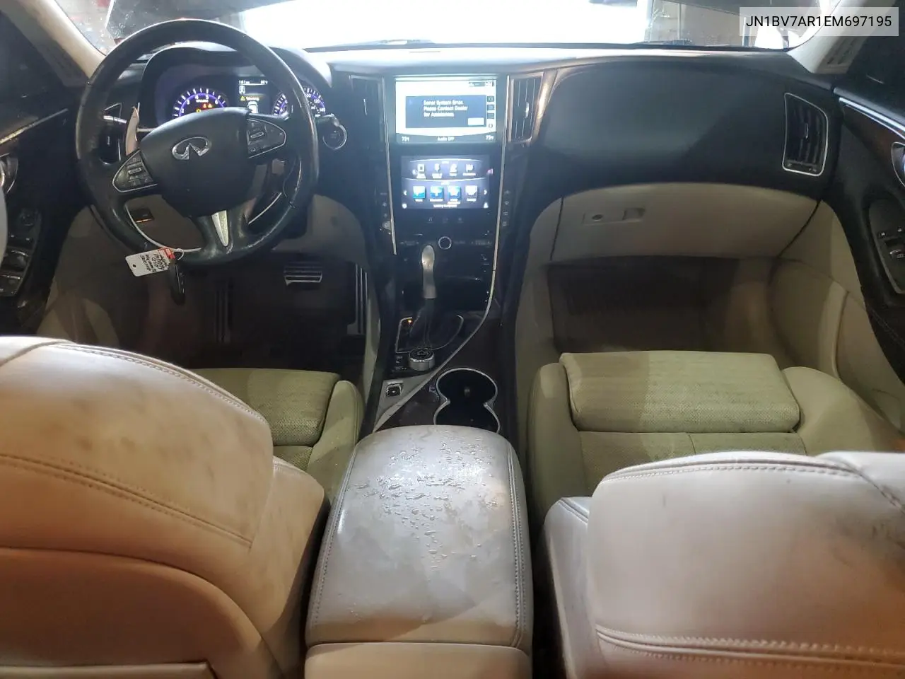 2014 Infiniti Q50 Base VIN: JN1BV7AR1EM697195 Lot: 56332245