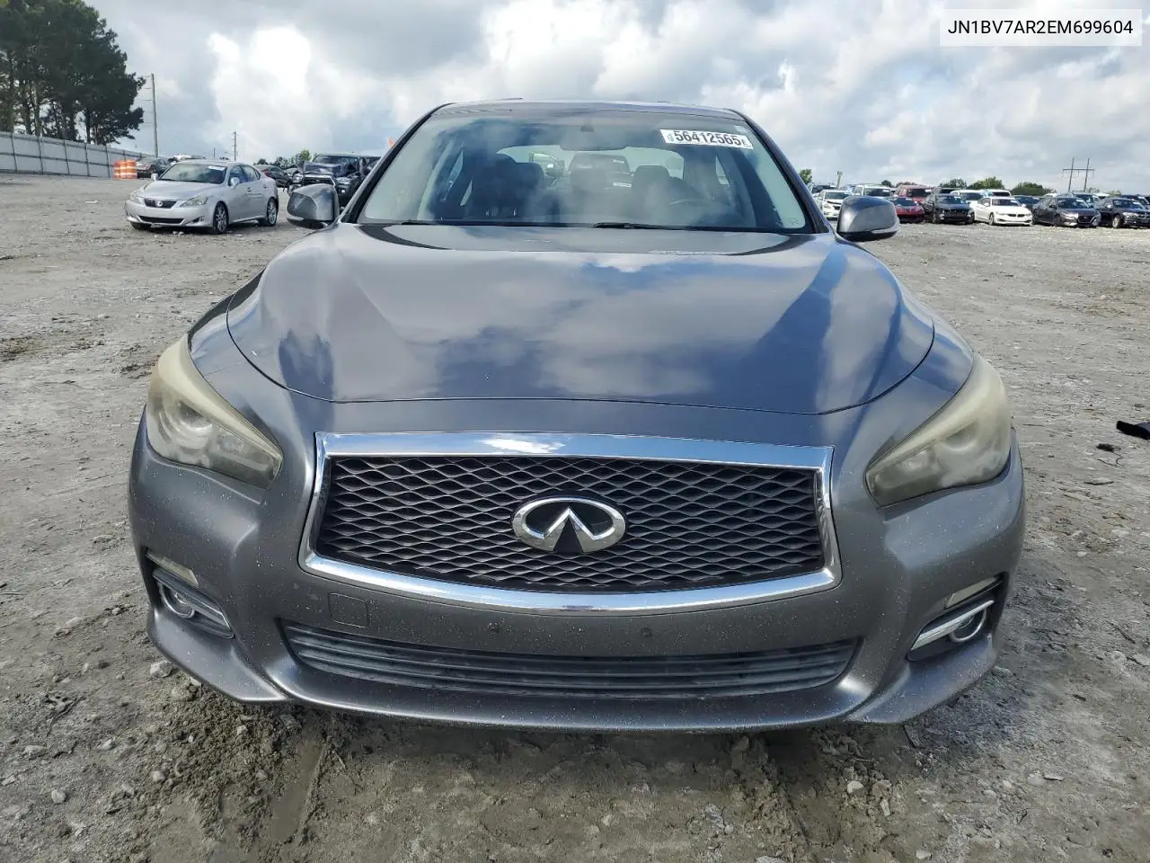 2014 Infiniti Q50 Base VIN: JN1BV7AR2EM699604 Lot: 56412565