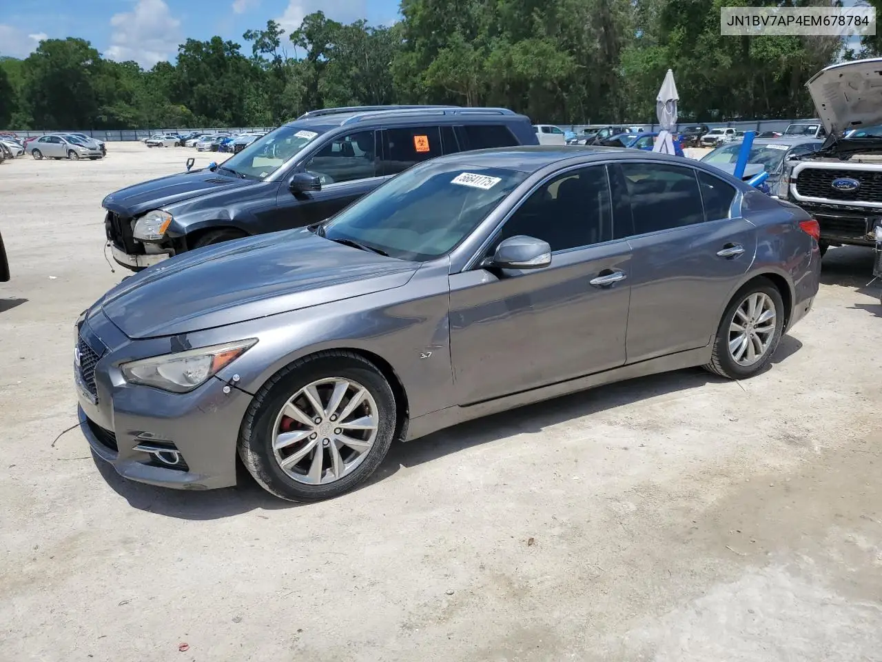 2014 Infiniti Q50 Base VIN: JN1BV7AP4EM678784 Lot: 56641775