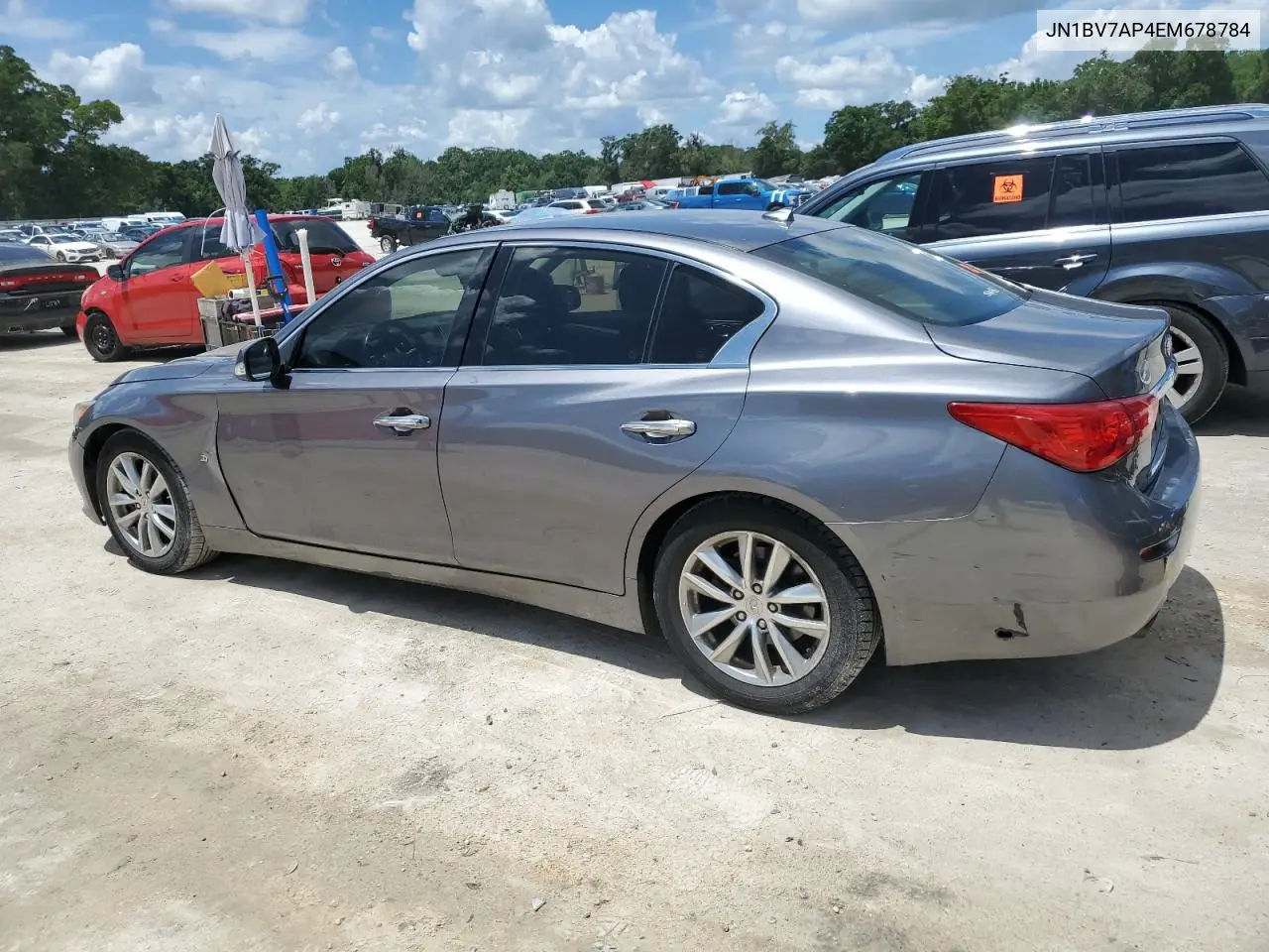 2014 Infiniti Q50 Base VIN: JN1BV7AP4EM678784 Lot: 56641775