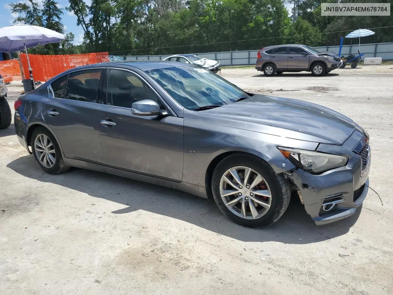 2014 Infiniti Q50 Base VIN: JN1BV7AP4EM678784 Lot: 56641775