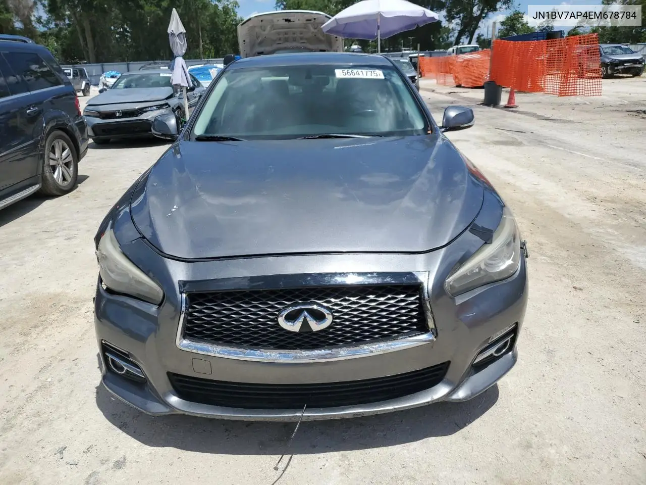2014 Infiniti Q50 Base VIN: JN1BV7AP4EM678784 Lot: 56641775