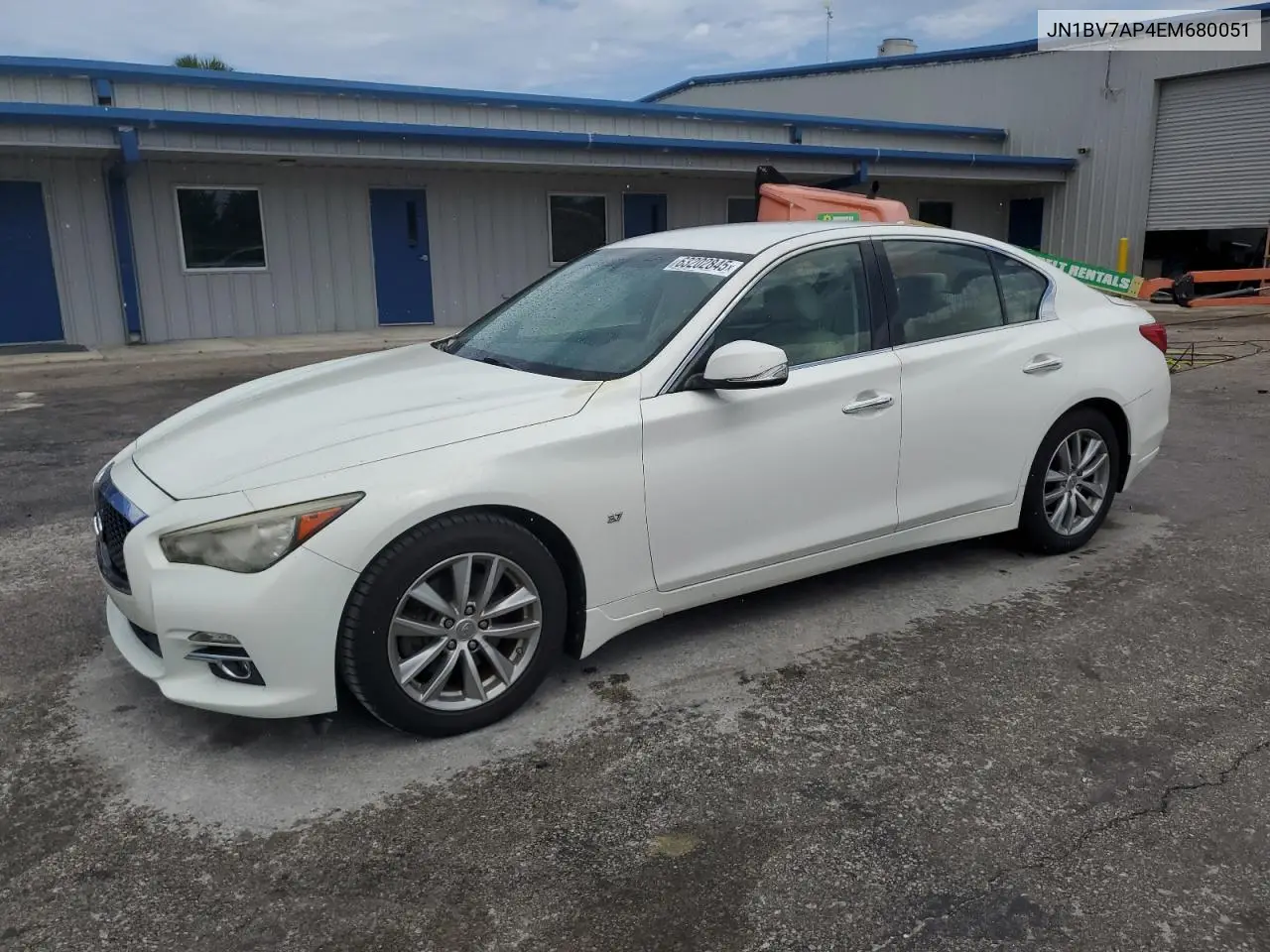 2014 Infiniti Q50 Base VIN: JN1BV7AP4EM680051 Lot: 63202845