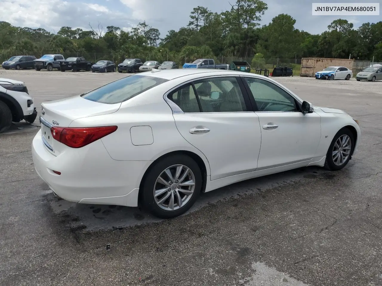 2014 Infiniti Q50 Base VIN: JN1BV7AP4EM680051 Lot: 63202845