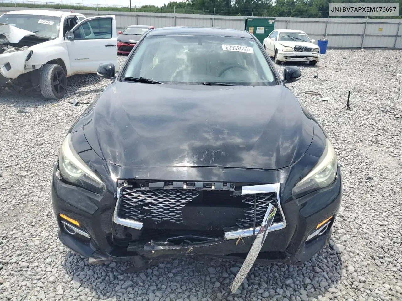 2014 Infiniti Q50 Base VIN: JN1BV7APXEM676697 Lot: 63382095