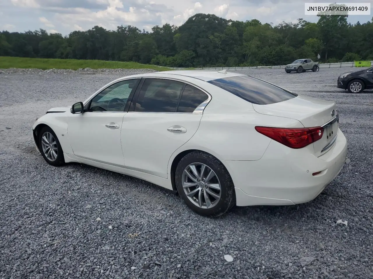 2014 Infiniti Q50 Base VIN: JN1BV7APXEM691409 Lot: 63554265
