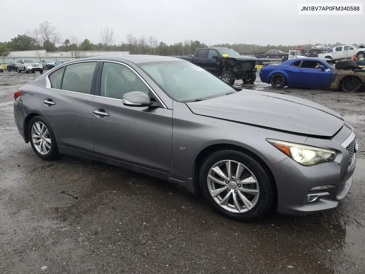 2015 Infiniti Q50 Base VIN: JN1BV7AP0FM340588 Lot: 52214605