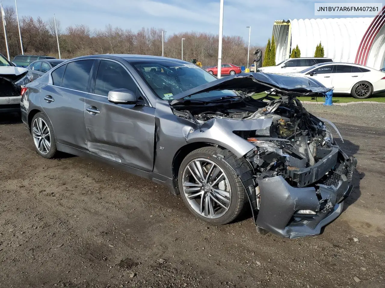 2015 Infiniti Q50 Base VIN: JN1BV7AR6FM407261 Lot: 52954055