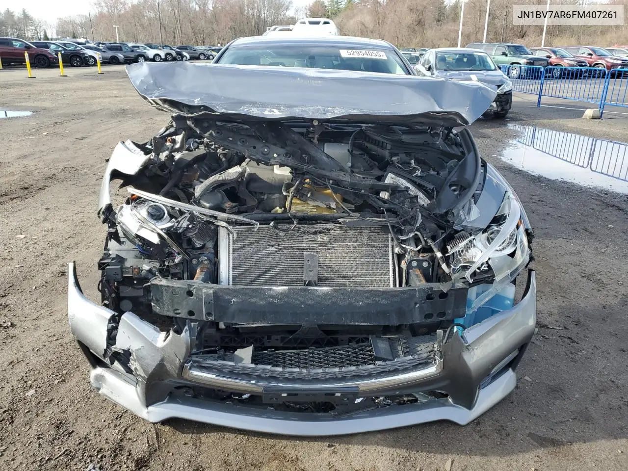 2015 Infiniti Q50 Base VIN: JN1BV7AR6FM407261 Lot: 52954055
