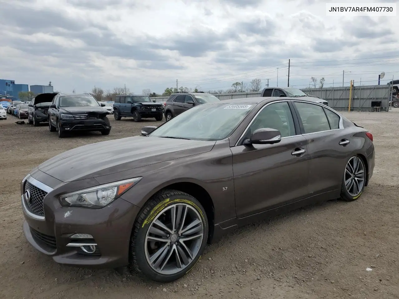 jn1bv7ar4fm407730 JN1BV7AR4FM407730 2015 Infiniti Q50 Base