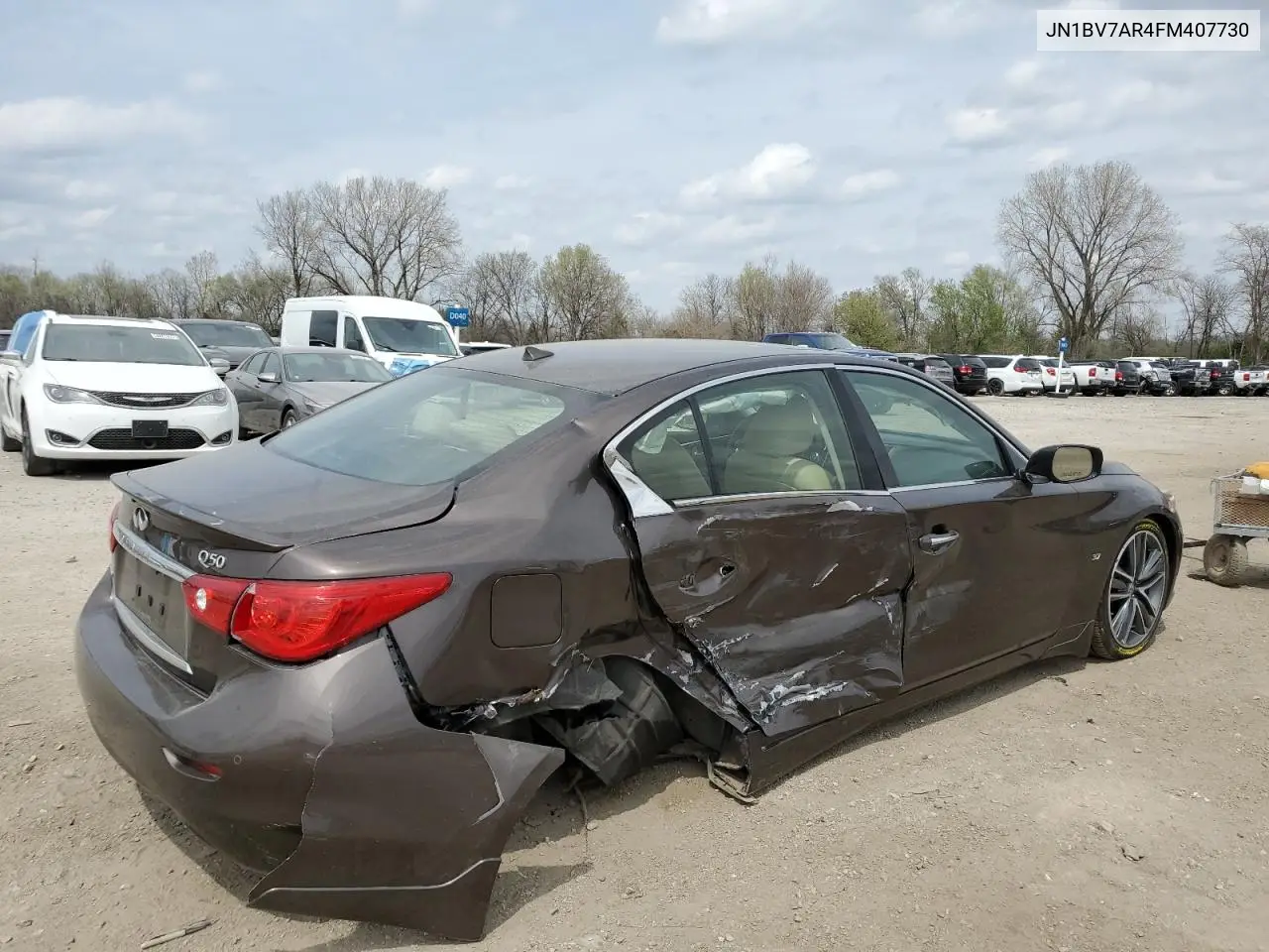 jn1bv7ar4fm407730 JN1BV7AR4FM407730 2015 Infiniti Q50 Base