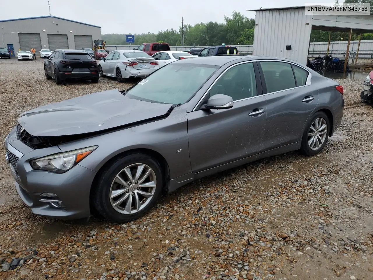 2015 Infiniti Q50 Base VIN: JN1BV7AP3FM343758 Lot: 55102005
