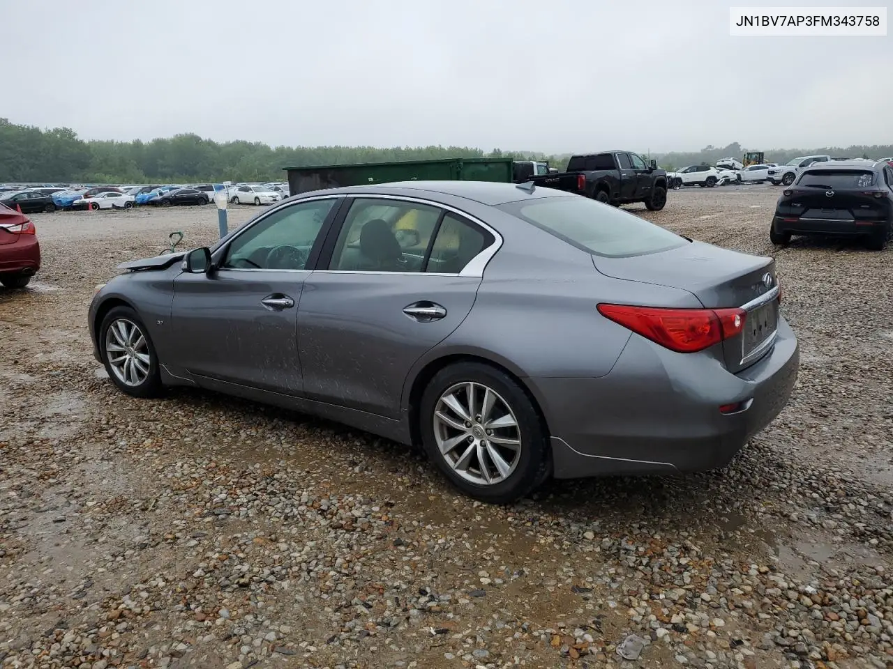 2015 Infiniti Q50 Base VIN: JN1BV7AP3FM343758 Lot: 55102005