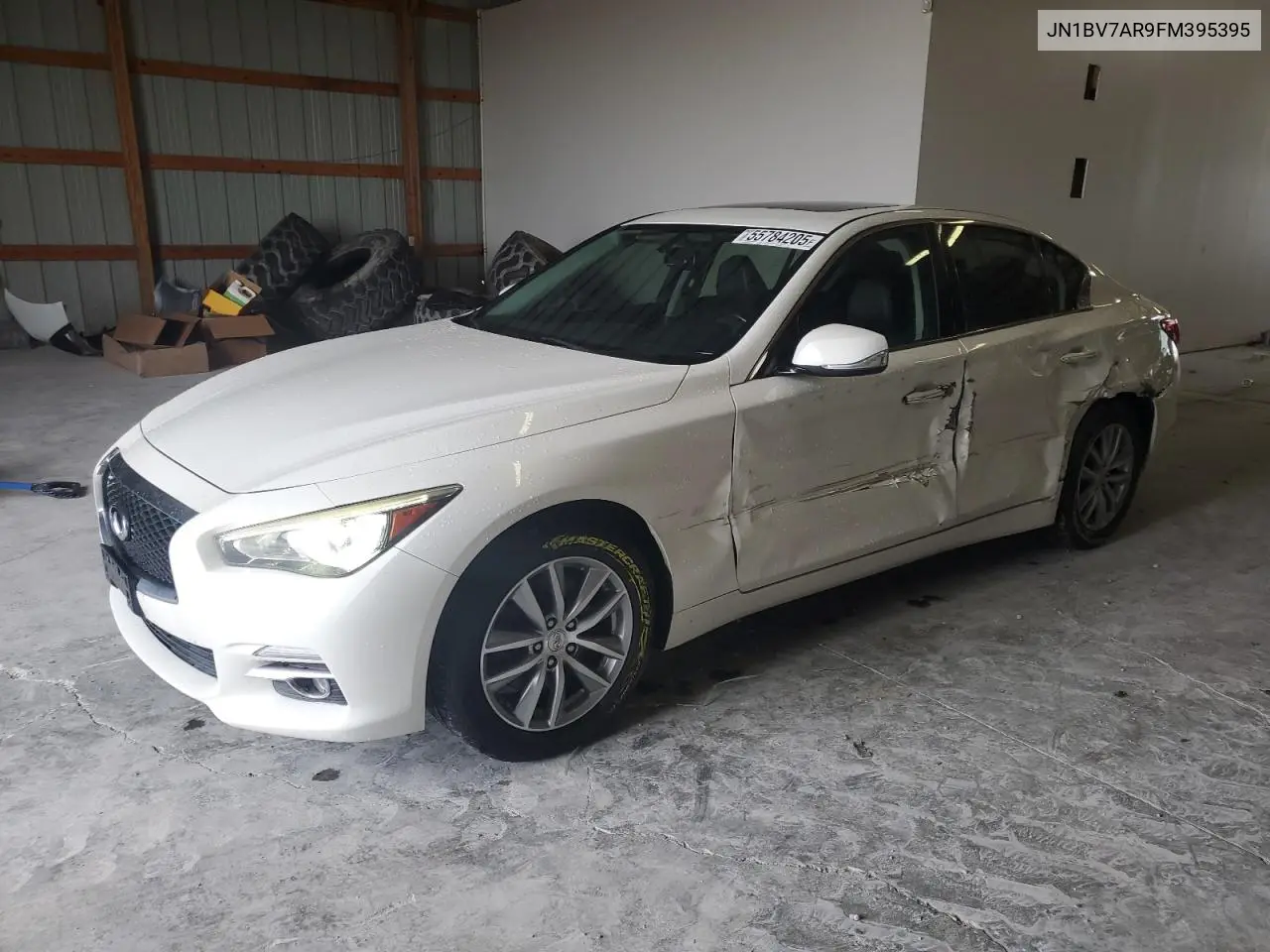 2015 Infiniti Q50 Base VIN: JN1BV7AR9FM395395 Lot: 55784205