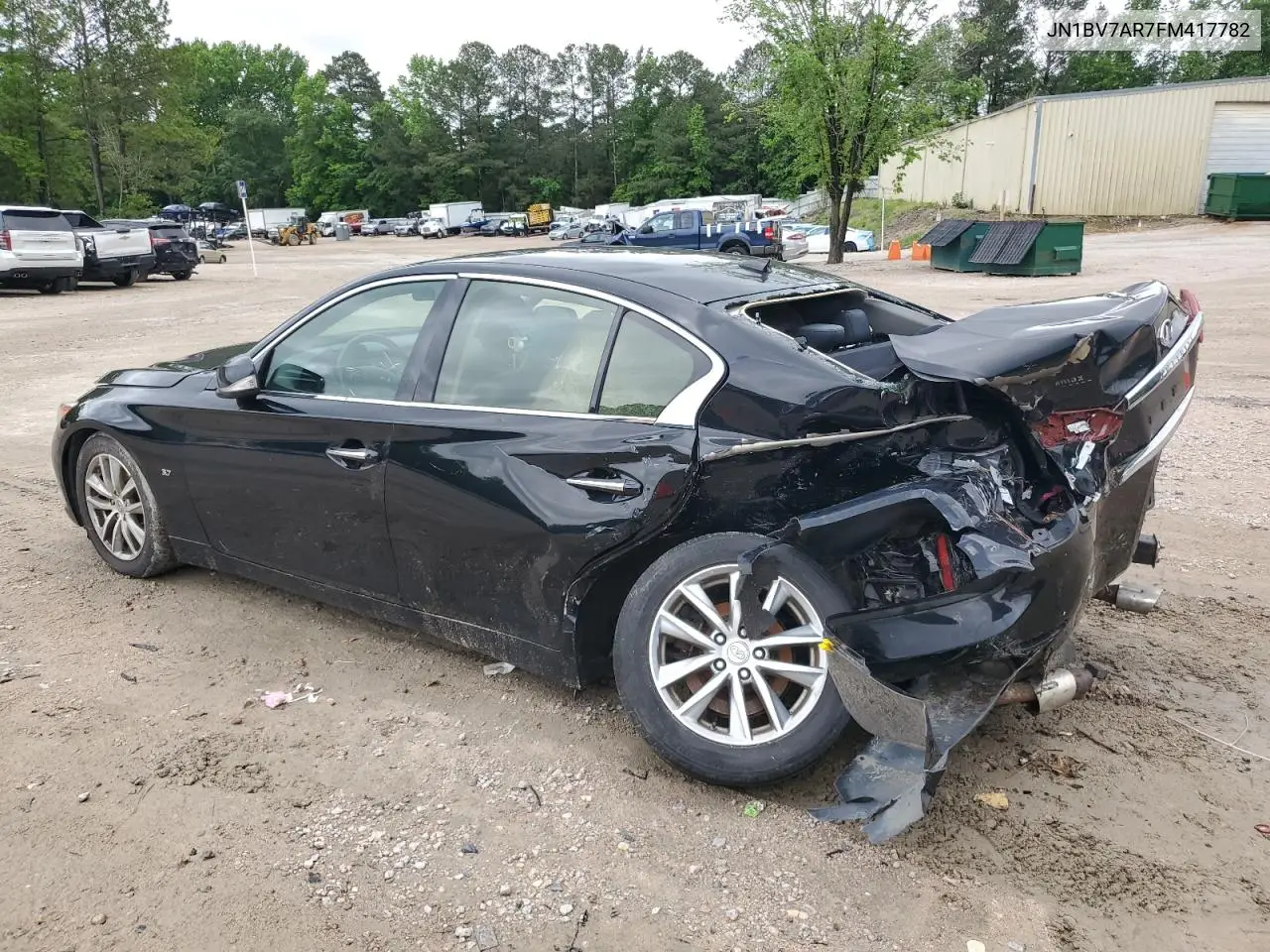 2015 Infiniti Q50 Base VIN: JN1BV7AR7FM417782 Lot: 56687255