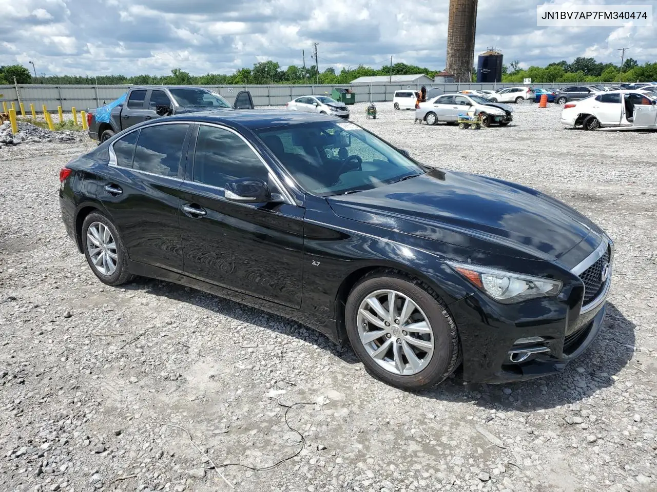 2015 Infiniti Q50 Base VIN: JN1BV7AP7FM340474 Lot: 56855175