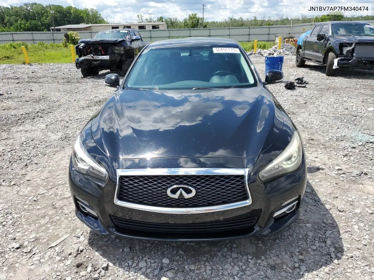 2015 Infiniti Q50 Base VIN: JN1BV7AP7FM340474 Lot: 56855175