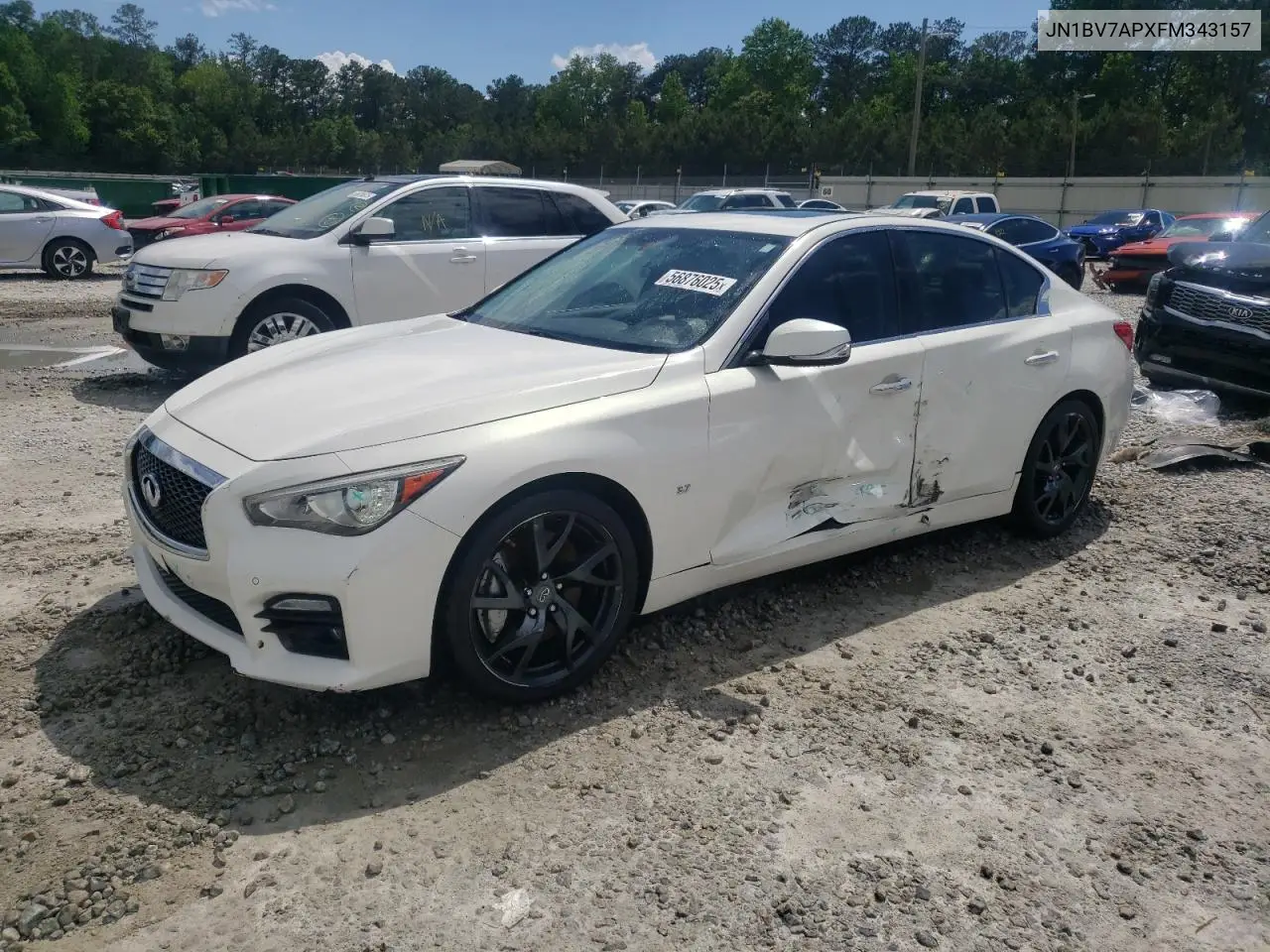 2015 Infiniti Q50 Base VIN: JN1BV7APXFM343157 Lot: 56876025