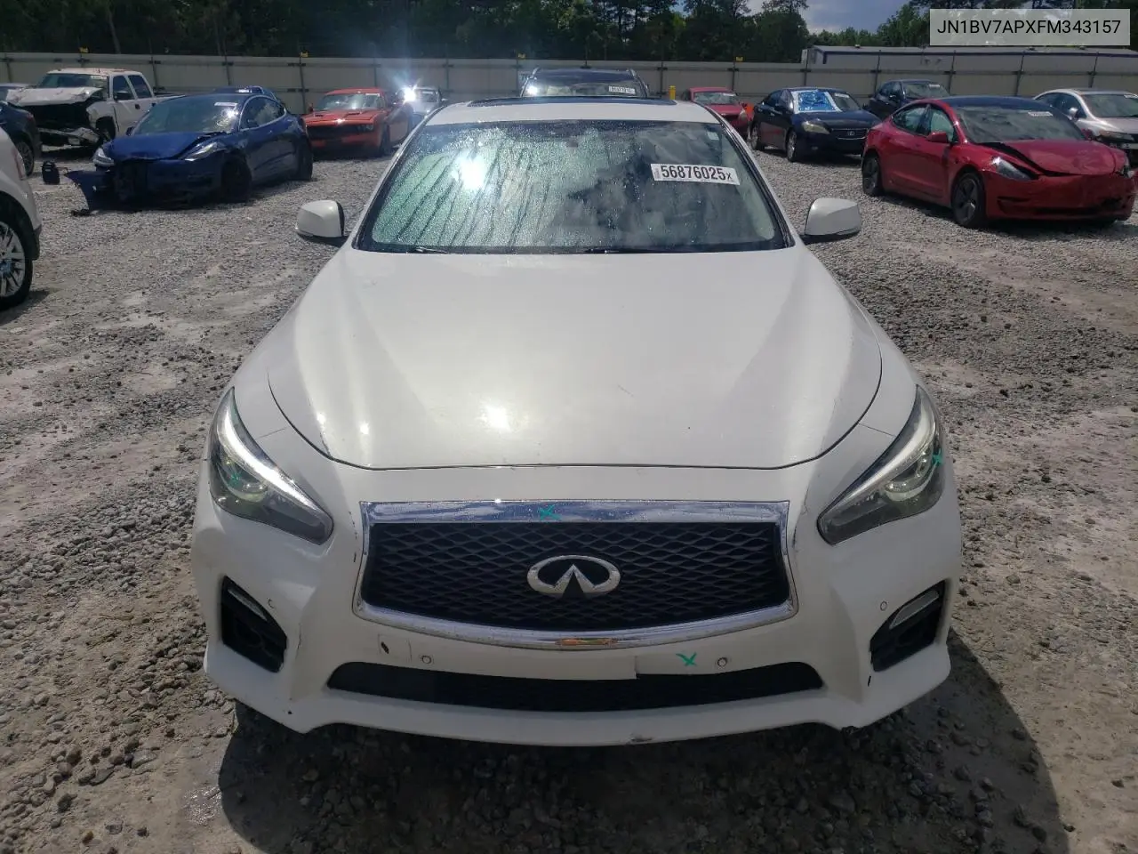 2015 Infiniti Q50 Base VIN: JN1BV7APXFM343157 Lot: 56876025