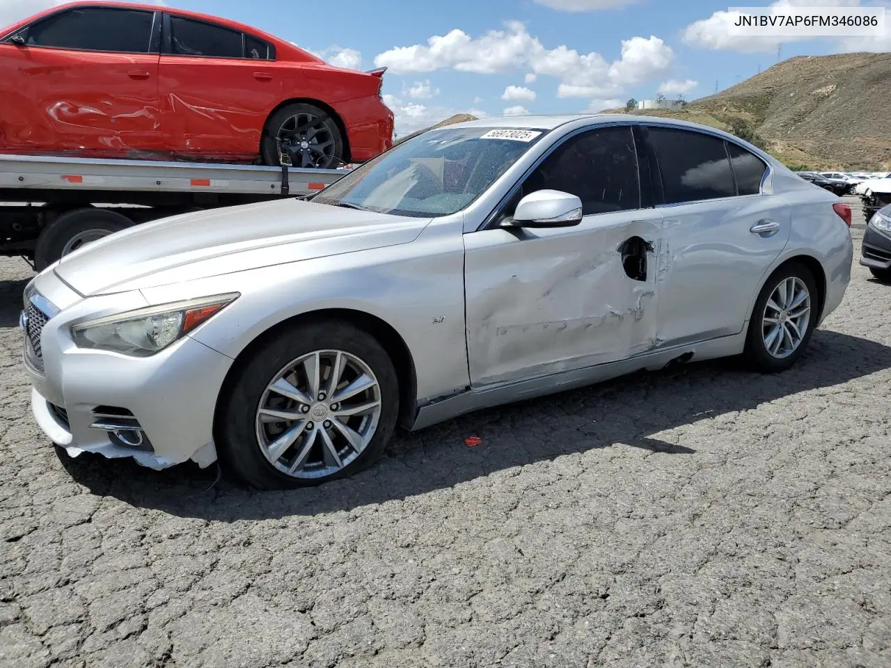 2015 Infiniti Q50 Base VIN: JN1BV7AP6FM346086 Lot: 56973025