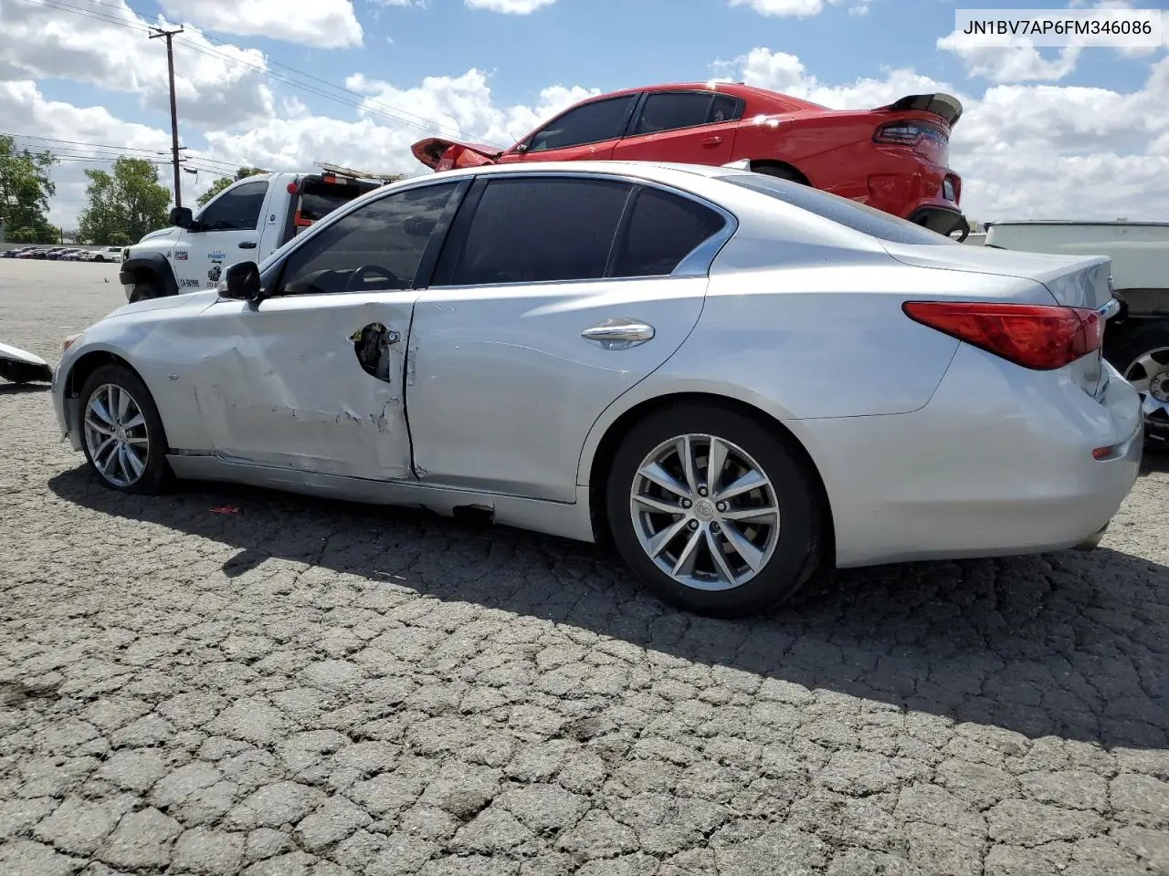 2015 Infiniti Q50 Base VIN: JN1BV7AP6FM346086 Lot: 56973025