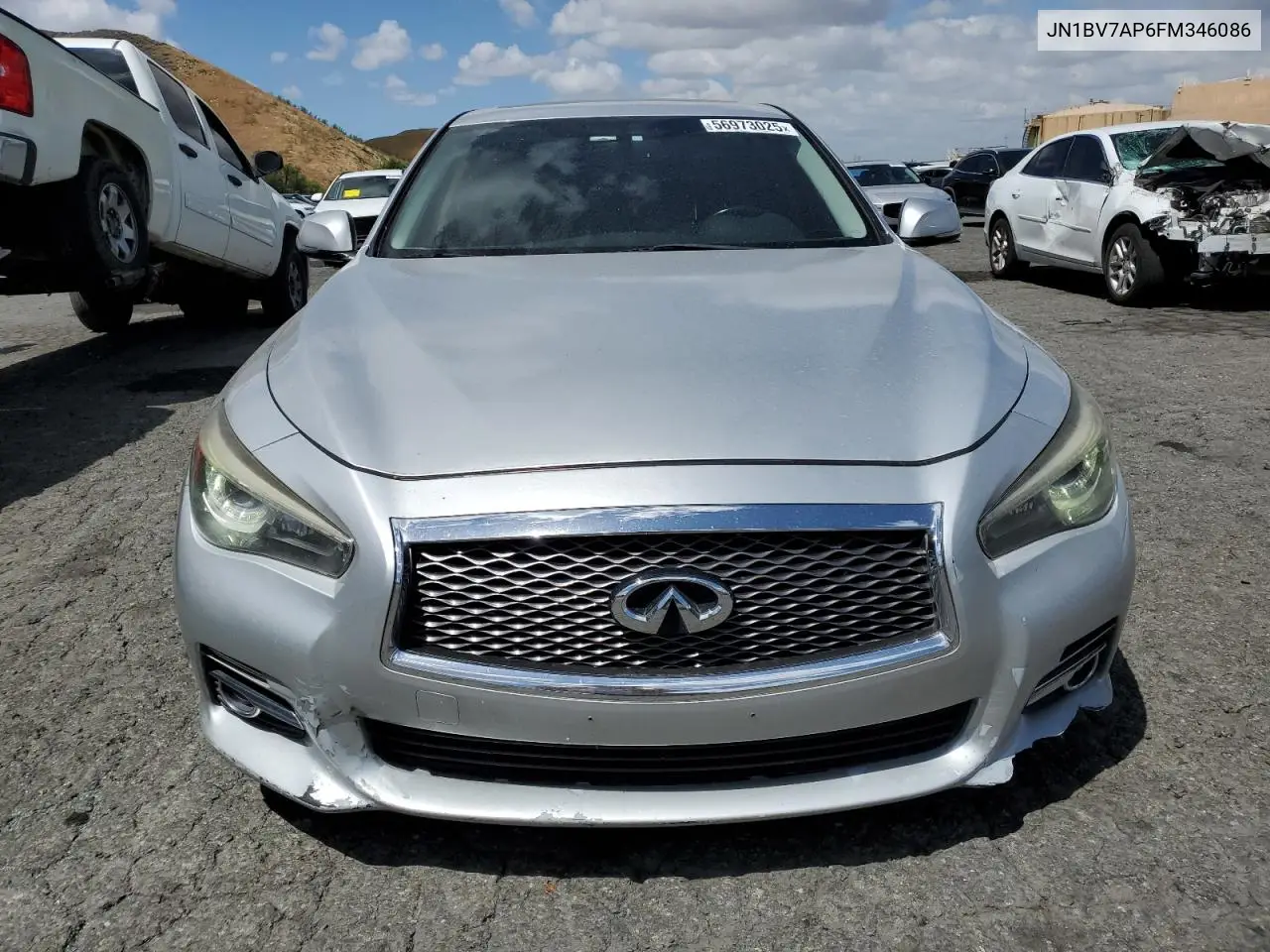 2015 Infiniti Q50 Base VIN: JN1BV7AP6FM346086 Lot: 56973025