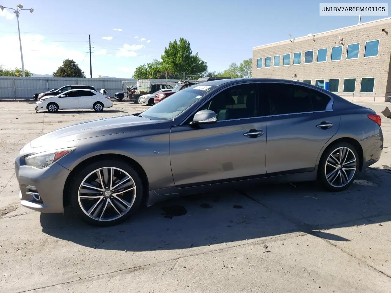 2015 Infiniti Q50 Base VIN: JN1BV7AR6FM401105 Lot: 56982265