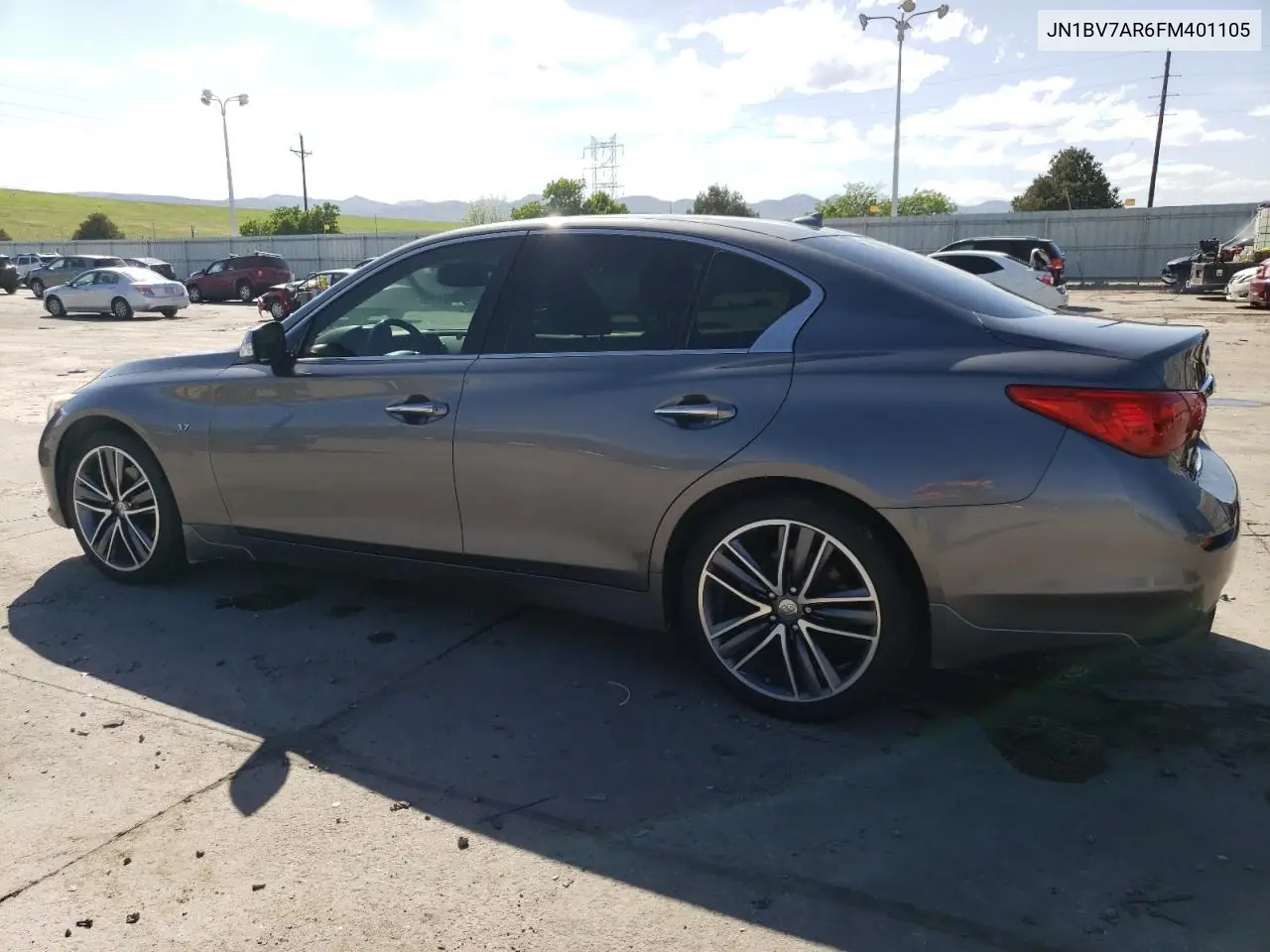 2015 Infiniti Q50 Base VIN: JN1BV7AR6FM401105 Lot: 56982265