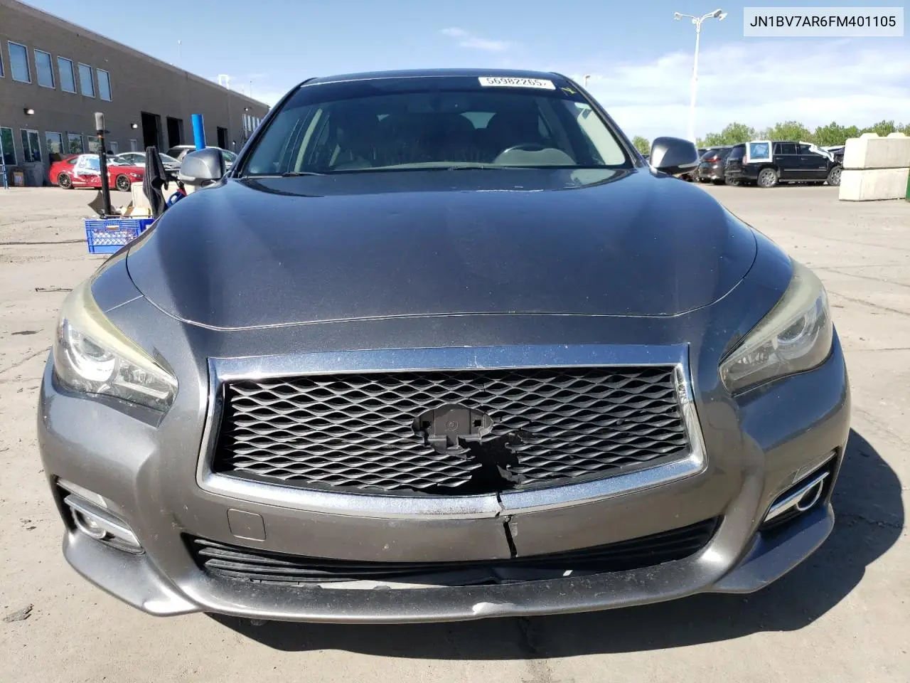 2015 Infiniti Q50 Base VIN: JN1BV7AR6FM401105 Lot: 56982265