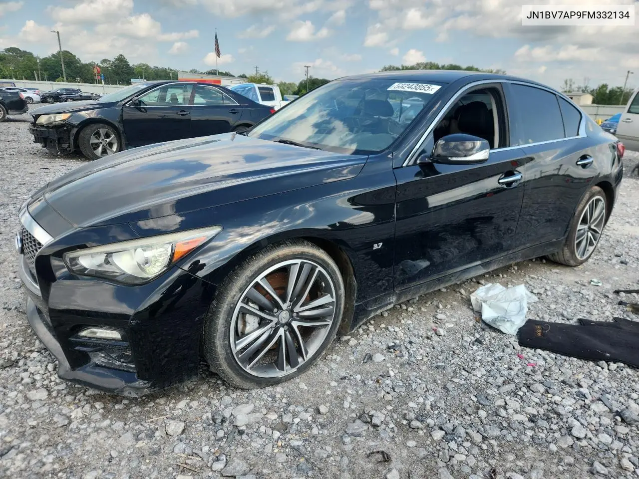 2015 Infiniti Q50 Base VIN: JN1BV7AP9FM332134 Lot: 58243865
