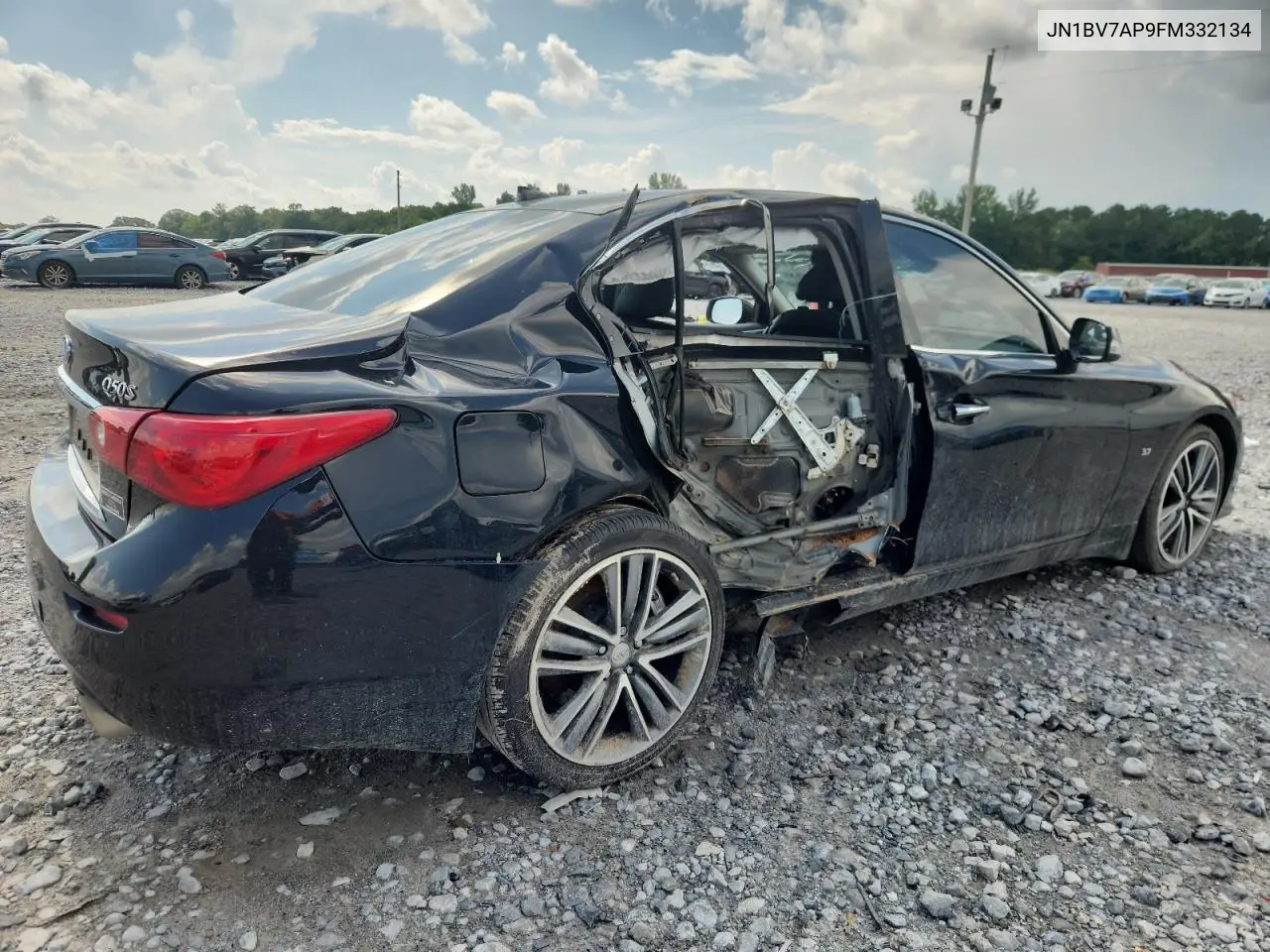 2015 Infiniti Q50 Base VIN: JN1BV7AP9FM332134 Lot: 58243865