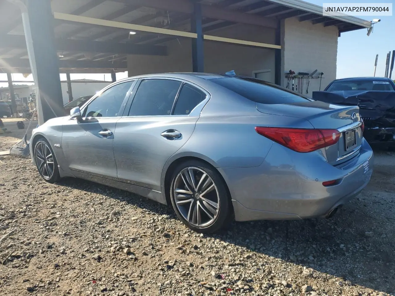 2015 Infiniti Q50 Hybrid Premium VIN: JN1AV7AP2FM790044 Lot: 62774645
