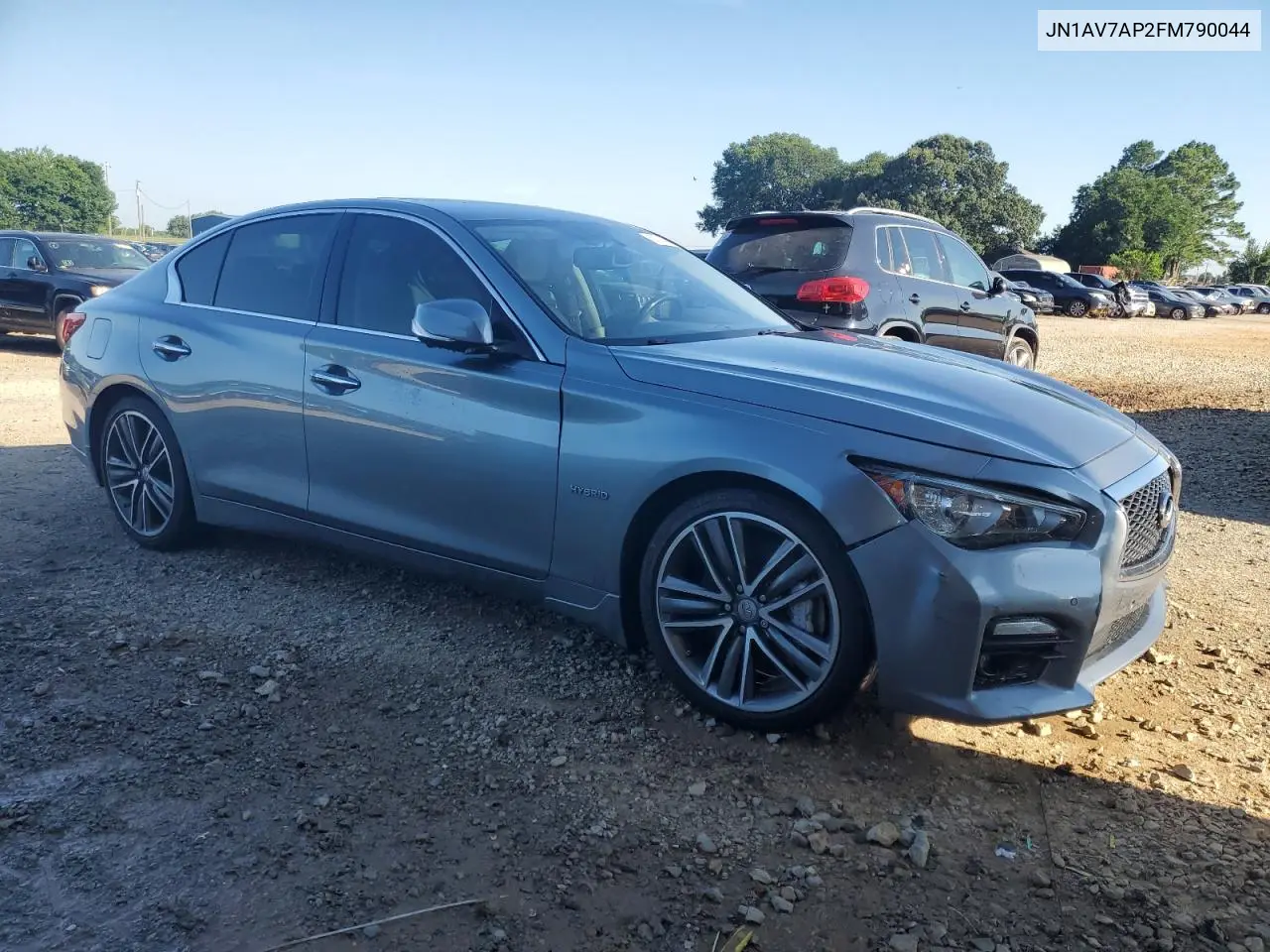 2015 Infiniti Q50 Hybrid Premium VIN: JN1AV7AP2FM790044 Lot: 62774645