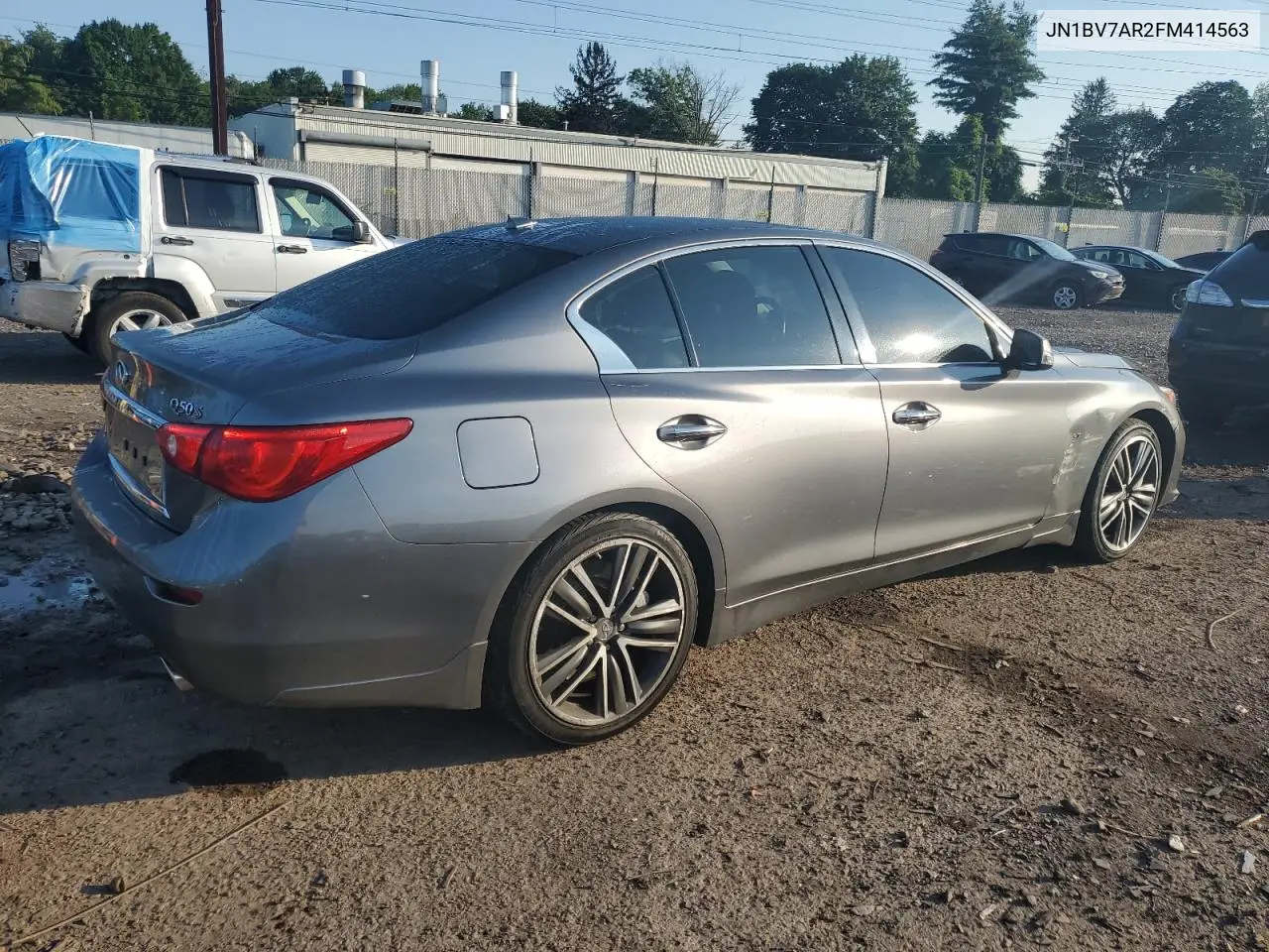 2015 Infiniti Q50 Base VIN: JN1BV7AR2FM414563 Lot: 62896535