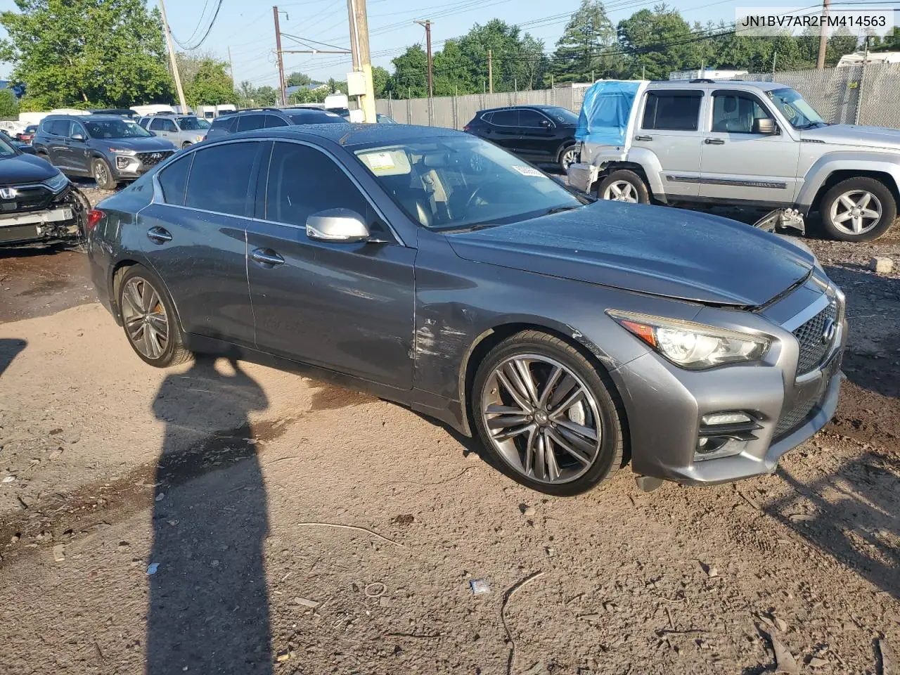 2015 Infiniti Q50 Base VIN: JN1BV7AR2FM414563 Lot: 62896535
