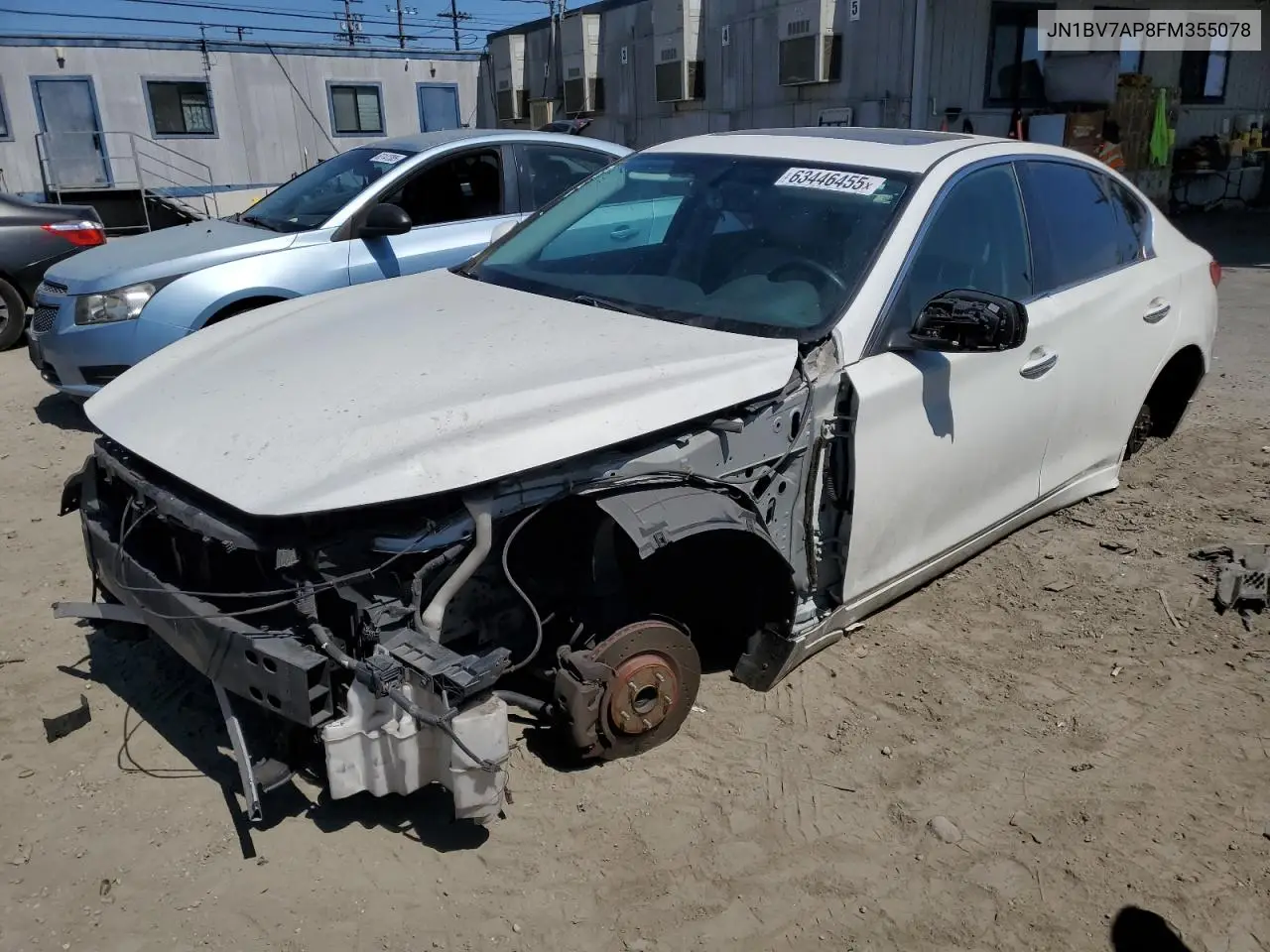 2015 Infiniti Q50 Base VIN: JN1BV7AP8FM355078 Lot: 63446455