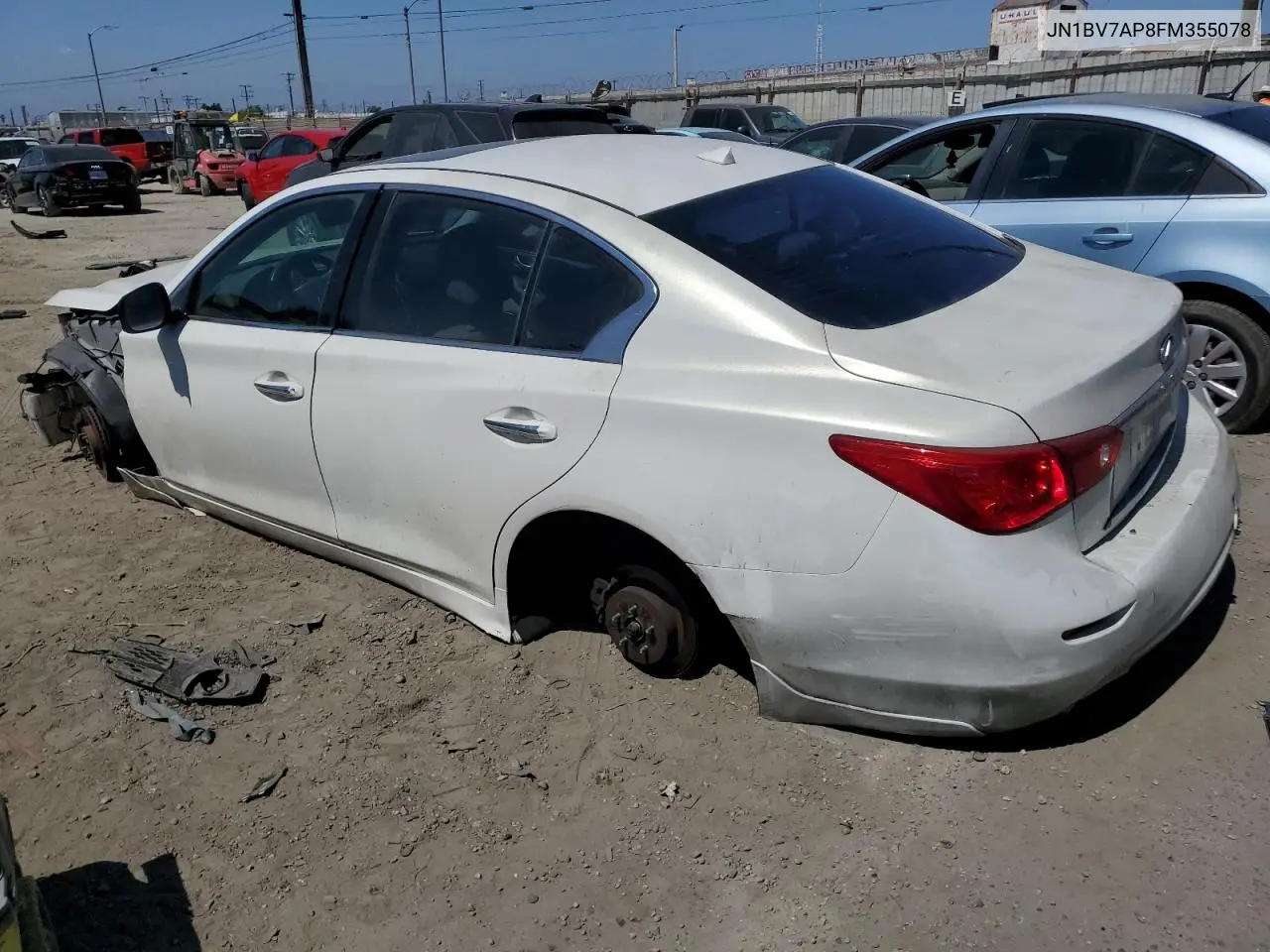2015 Infiniti Q50 Base VIN: JN1BV7AP8FM355078 Lot: 63446455