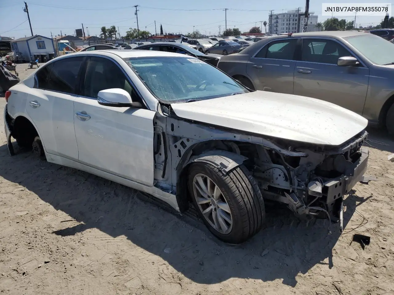2015 Infiniti Q50 Base VIN: JN1BV7AP8FM355078 Lot: 63446455