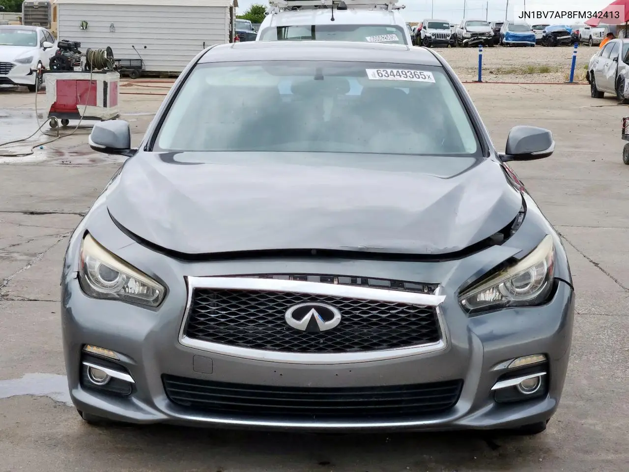 2015 Infiniti Q50 Base VIN: JN1BV7AP8FM342413 Lot: 63449365