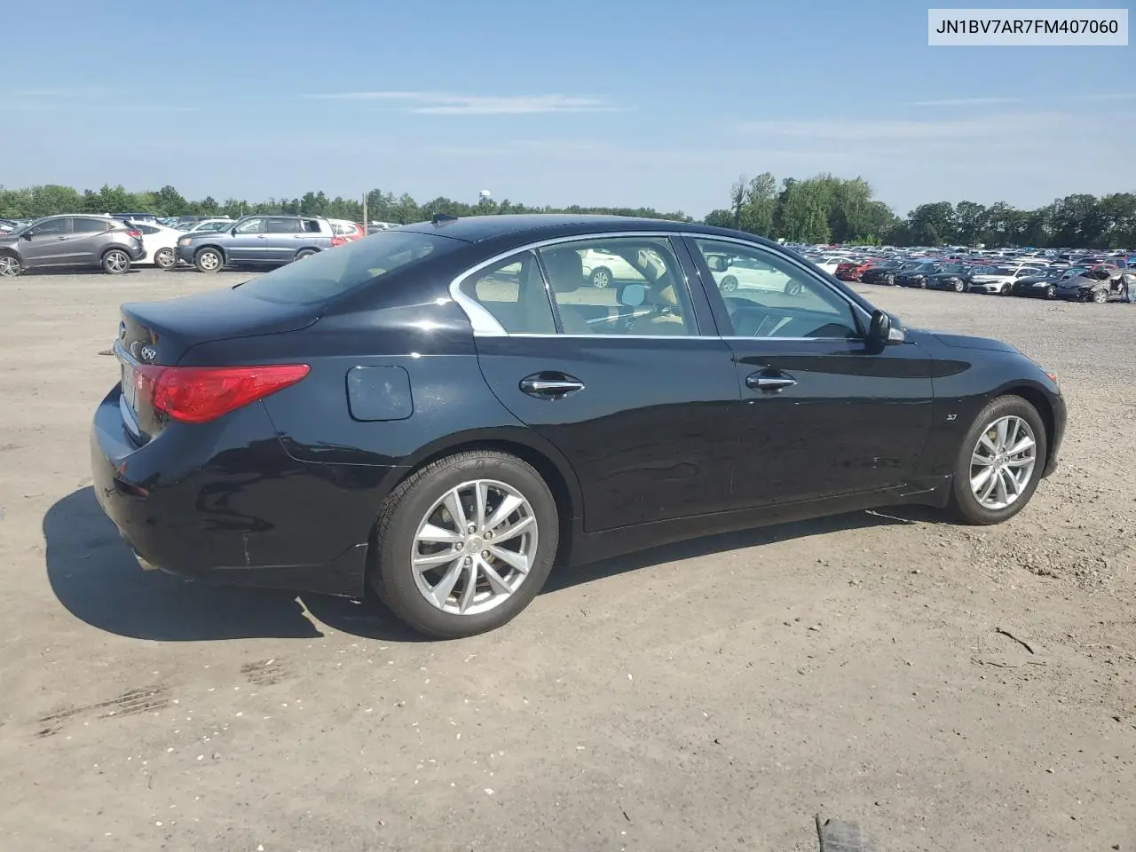 2015 Infiniti Q50 Base VIN: JN1BV7AR7FM407060 Lot: 63503495