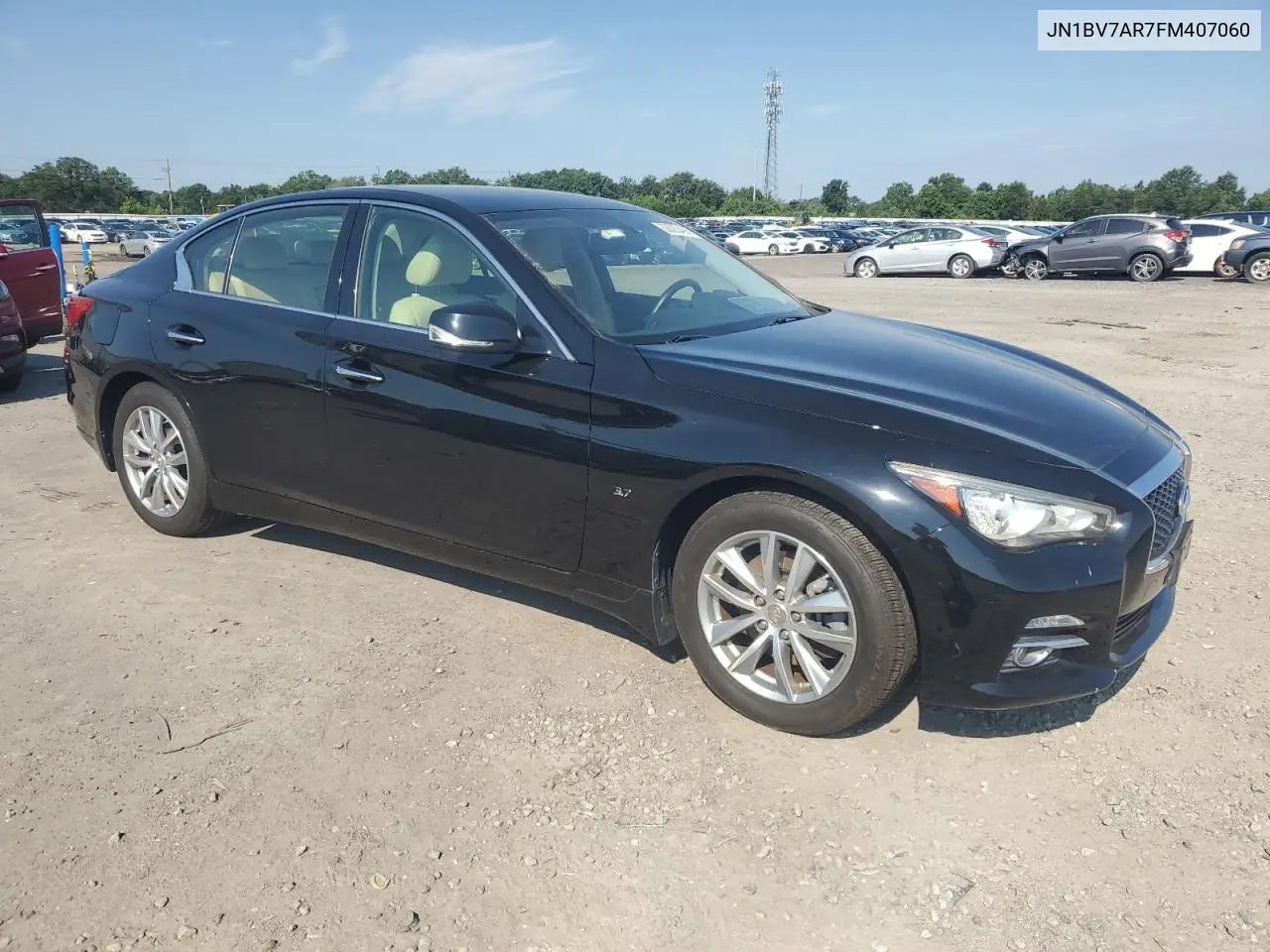 2015 Infiniti Q50 Base VIN: JN1BV7AR7FM407060 Lot: 63503495