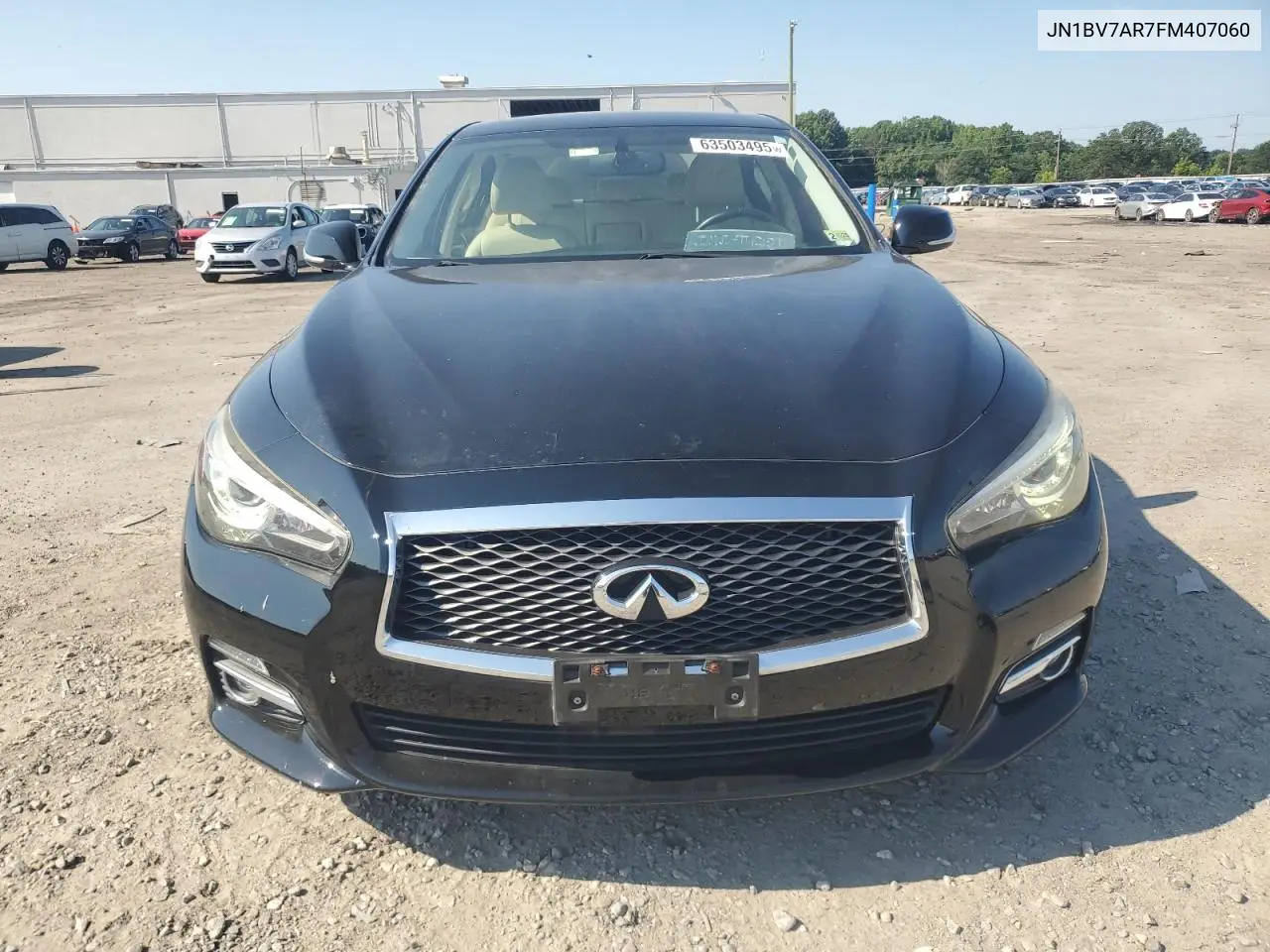 2015 Infiniti Q50 Base VIN: JN1BV7AR7FM407060 Lot: 63503495