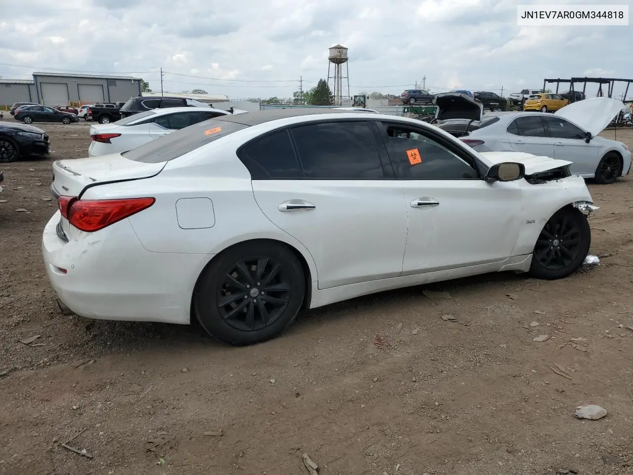 2016 Infiniti Q50 Premium VIN: JN1EV7AR0GM344818 Lot: 56599705