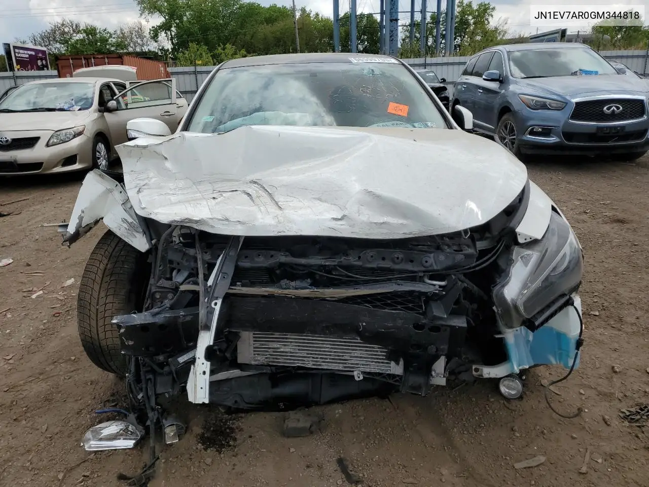 2016 Infiniti Q50 Premium VIN: JN1EV7AR0GM344818 Lot: 56599705