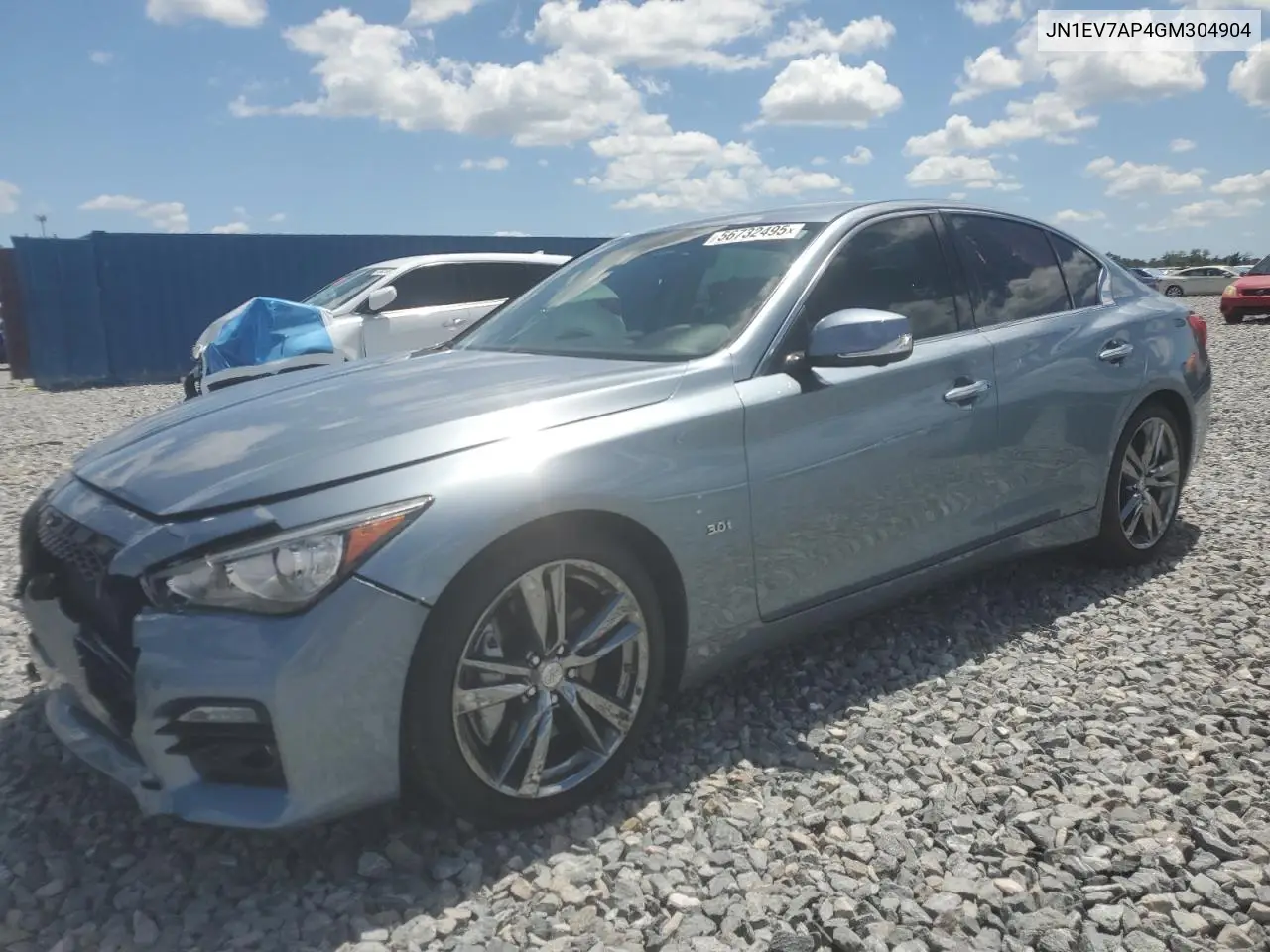 2016 Infiniti Q50 Premium VIN: JN1EV7AP4GM304904 Lot: 56732495