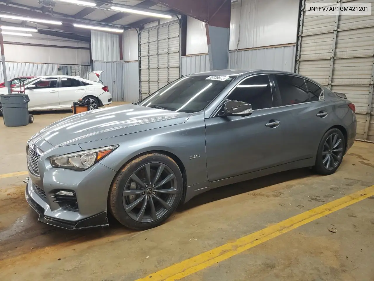 2016 Infiniti Q50 Red Sport 400 VIN: JN1FV7AP1GM421201 Lot: 56739805